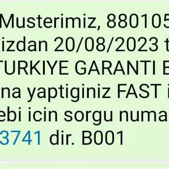 Yapı Kredi Bankası Fast Soy İsim Yanlışlığı İade Talebi