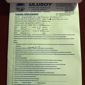 Ulusoy Evden Eve Nakliyat U***** Evden Eve Nakliyat Şehirler Arası Taşıma