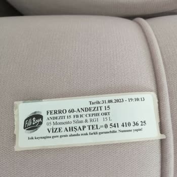 Filli Boya Andezit 15 Boya Rengi Lilamsı Mavimsi Çıktı