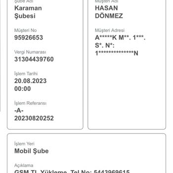 Vodafone Yükleme Hatası Memnuniyet Sizlik