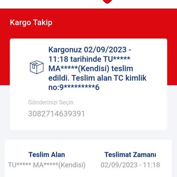 Aras Kargo Teslim Etmediği Kargoyu Teslim Edildi Gösteriyor.