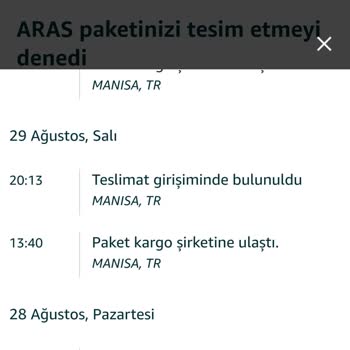 Aras Kargo Kargo Teslimatının Gecikmesi