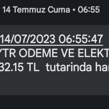Paytr Ödeme Ve Elekt İzmir TR 332,15 Tl