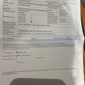 Samsung Yetkili Servisi Sorunu