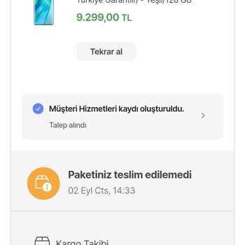 Hepsiburada, Hepsijet, Nkolay Müşteriye Haber Verilmeden Satıcıya İade?