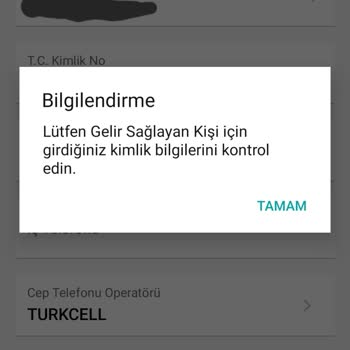 Garanti BBVA Bonus Genç Kart Başvurusunda Bilgileri Doğru Girsem De Kabul Etmiyor