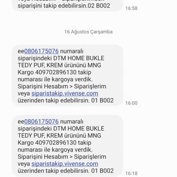 Vivense Vivens Sipariş Mağduriyeti