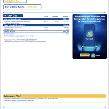 Turkcell Superonline "Yeniden Hızlandırma Ücreti"başlıklı Haksız Tutar