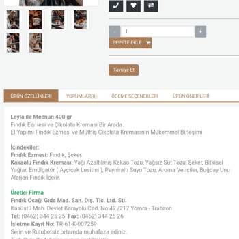 Fındık Ocağı, Palm Ve Pamuk Yağı