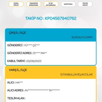 PTT Kargo Kargonun Hala Alıcıya Teslim Edilmemesi