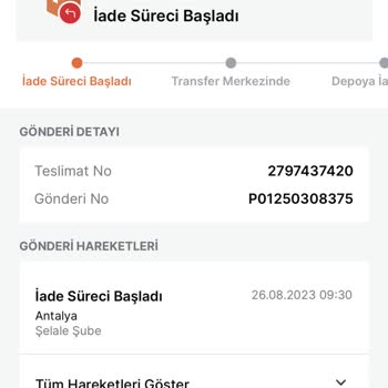 Trendyol Sipariş Ürününü Teslim Etmiyor.