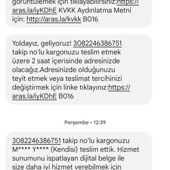 Aras Kargo'nun İş Bilmezliği Ve Mağdur Etmesi