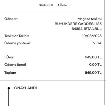 Massimo Dutti Sipariş Ulaşmadı Ve Paramı Da İade De Etmiyorlar