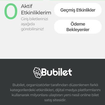 Bubilet Ücret Alındı, Bilet Yok