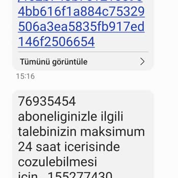 Turkcell Superonline Fazla Fatura Ödeme İptali Talebi...