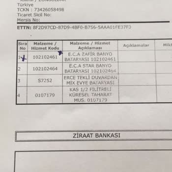 ECA Banyo Bataryası Sorunu