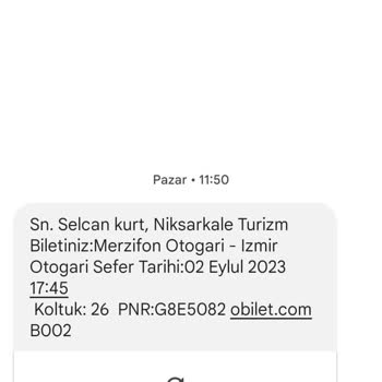 Niksarkale Turizm Otobüse Alınmama Niksarkale