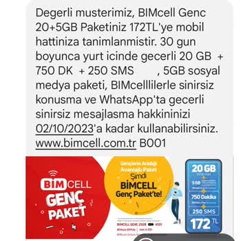 Bimcell Paket Alınımında Yazılan Fiyattan Fazlasını Almak