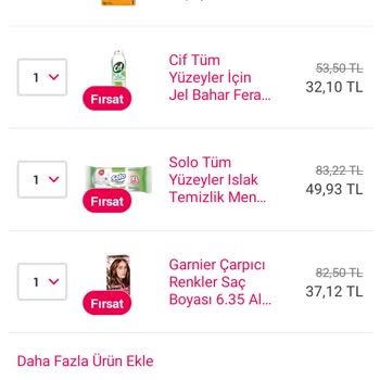 Yemek Sepeti. Toplam Tutarın Fazla Takipsizlik