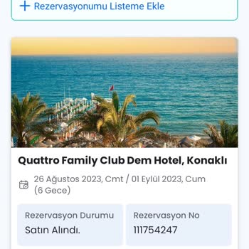 Quattro Beach Spa&Resort Hotel Konaklama Yorum Konaklama Yorum