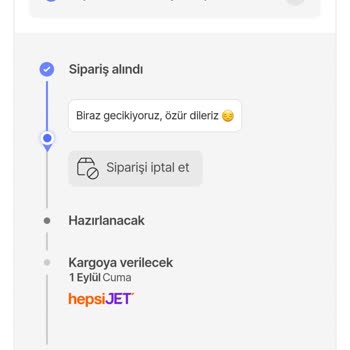 Hepsiburada Siparişimde Sorun Yaşıyorum