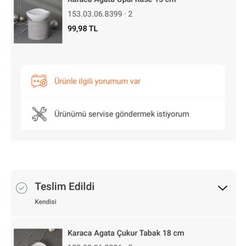 Karaca Züccaciye Karaca Paramı Vermiyor Ürünü De Vermiyor