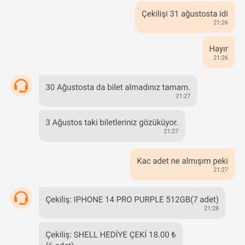 Trendyol'dan Aldığım Bileti Çekiliş Günü Göremedim