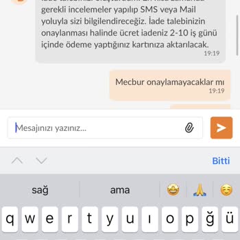 KFC Teslim Edilmeyen Siparişin Ücretinin Alınması