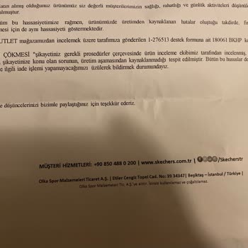 Skechers Ayakkabı Tabanı Dökülüyor Firma Kabul Etmiyor...