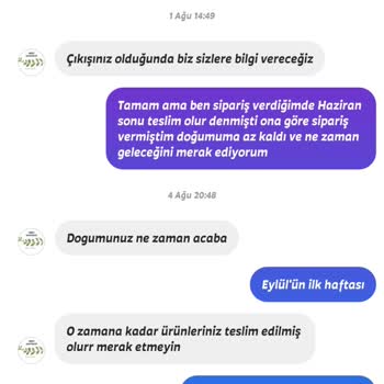 Mery Babynest Aylarca Ürünün Gelmemesi