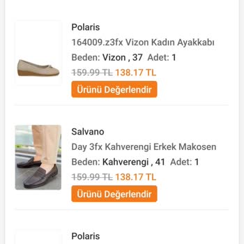 FLO Ayakkabı Ürün Elime Ulaşmadı