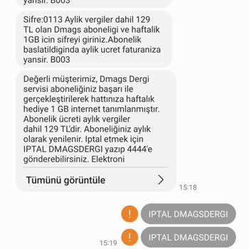 Vodafone MHRS Uygulamasıyla İlgili Sorun
