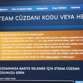 Tosla Steam Cüzdan Kodu 16 Haneli