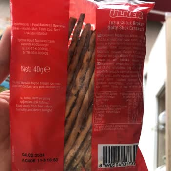 Küflenmiş Ülker Çubuk Kraker