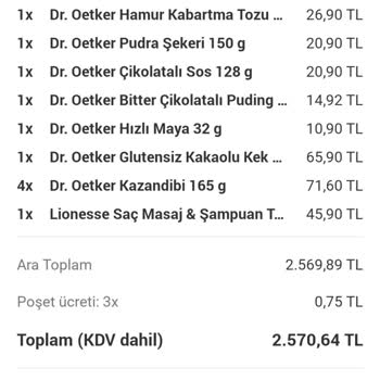 Yemeksepeti Market Ürünler Eksik Ama Parasını Alıyorlar