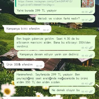 Semre Butik'ten Aldığım Elbise İle İlgili Şikayetim