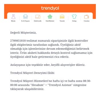 Trendyol Para İademi Yapmıyor