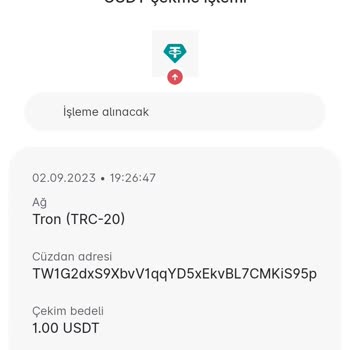 Paribu Emir Gerçekleşmiyor Çekim Talebi Veremiyorum
