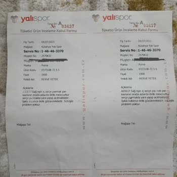 Puma Ayakkabım Bir Ayda İç Astarı Delindi İnceleme De Red Yedi