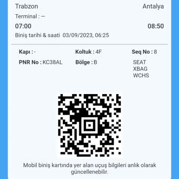 Pegasus Yanlış Koltuk Tahsis Edilmiş