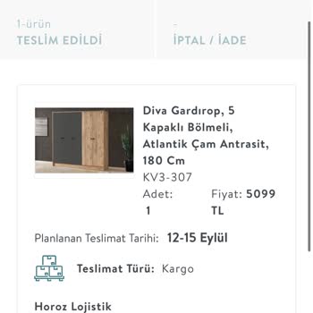 Vivense Sattığı Montaj Hizmetini Belirtilen Sürede Yapmıyor