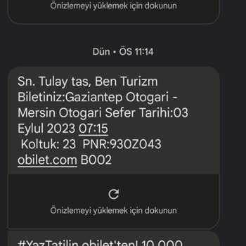 Obilet İptal Değişim Yapılmaması