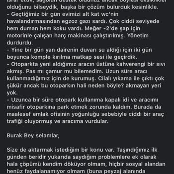 Dap Yapı İnşaat'ın Oturduğum Projesindeki Eksiklikler