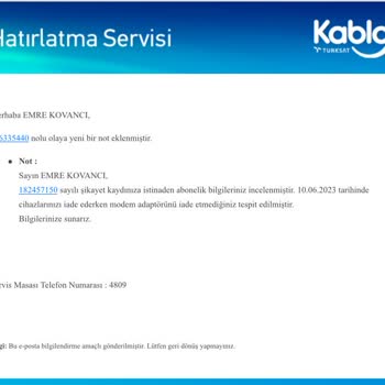 Kablo Net TÜRKSAT Haksız Fatura Kesip Haksız Kazanç Sağlıyor