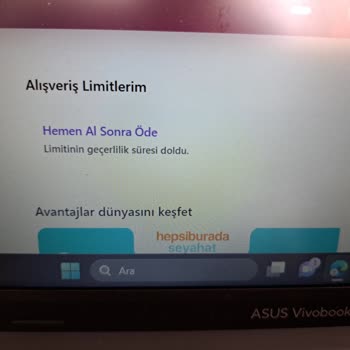 Hepsiburada Hemen Sonra Öde Limit Sorunu