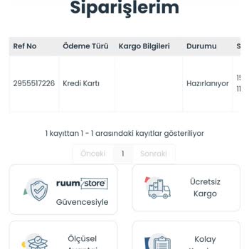 Ruum Store Ücret İadesi Yapılmaması