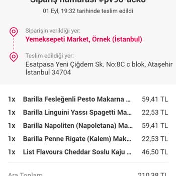 Yemek Sepeti Market