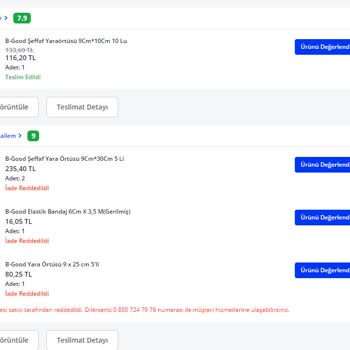 Dermoailem.com Pazarama Mağazası Ürünü Göndermedi, Mağdur Ettiler