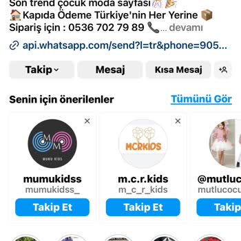 Bebek _giyimdunyasii (Instagram) Ve Pinks _kiidss Yanıltıcı Hesap