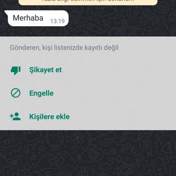 WhatsApp Yabancı Ülkeden Mesaj